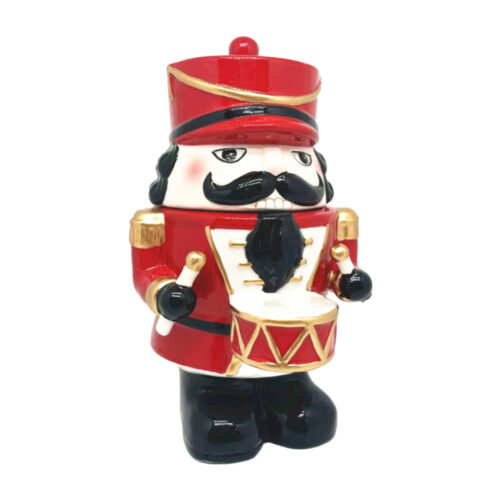Nutcracker Jar Red Small