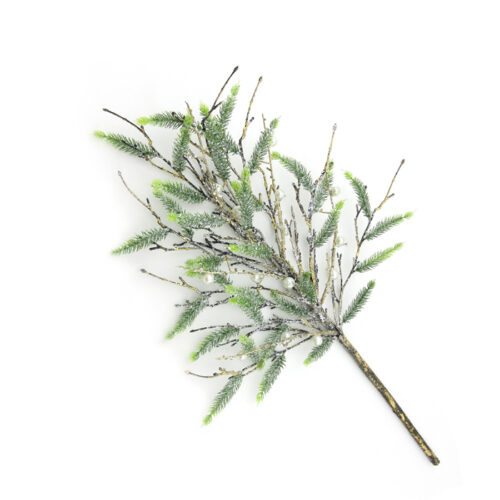 Ice Pine Spray with Pearl Green/Gold