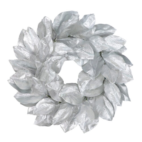 Magnolia Wreath Silver