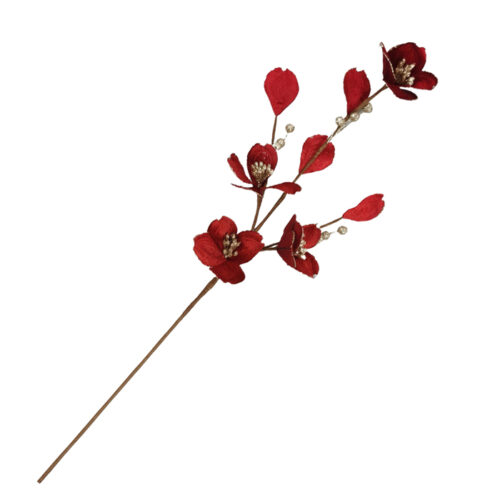 Petal Spray Velvet Red