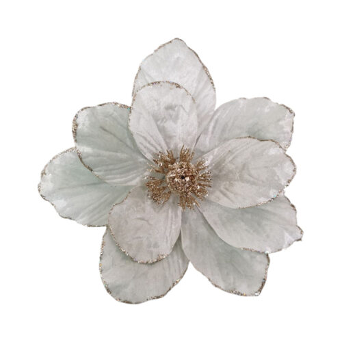 Magnolia Clip On  Velvet Mint