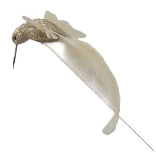Hummingbird on Stick Champagne