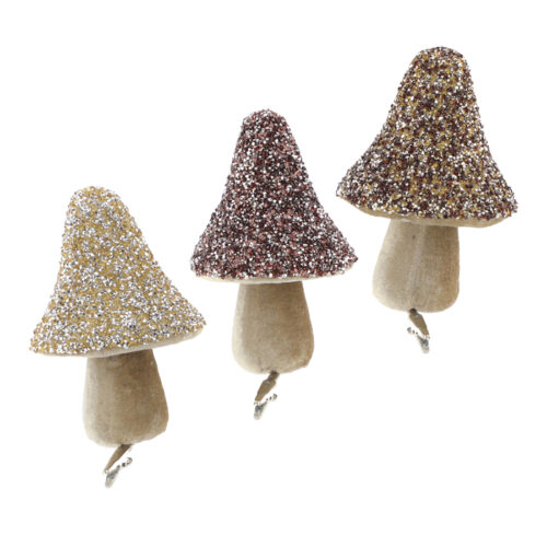 Mushrooms Clip On 3 Asst