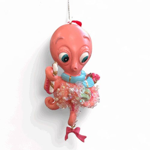 Christmas Octopus, Hanging Ornament