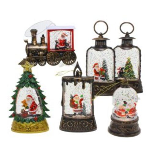 Lantern Ornaments 6 Assorted