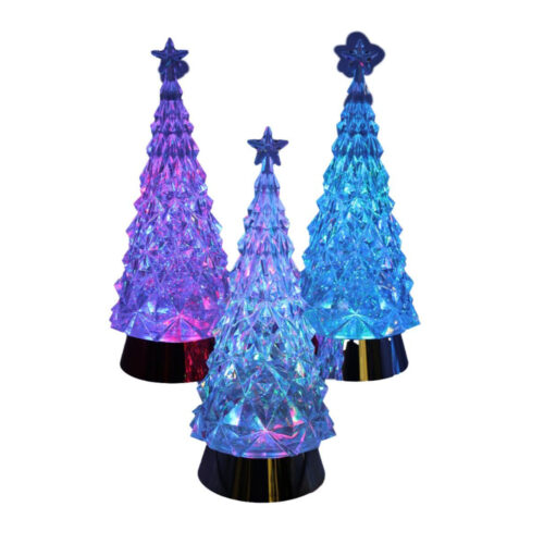 LED Glitter Tree 3 Ast