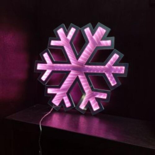 Infinity Light Snowflake Pink