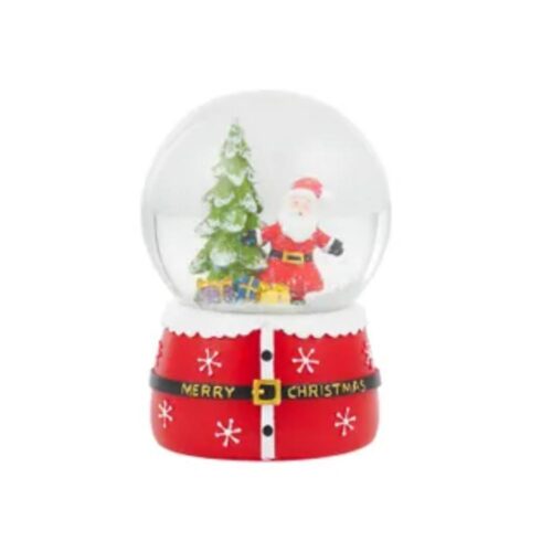 Christmas Snow Globe Red