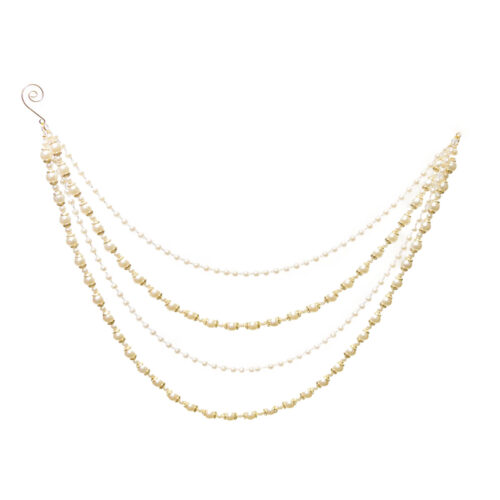 Gold Pearl Bead Garland