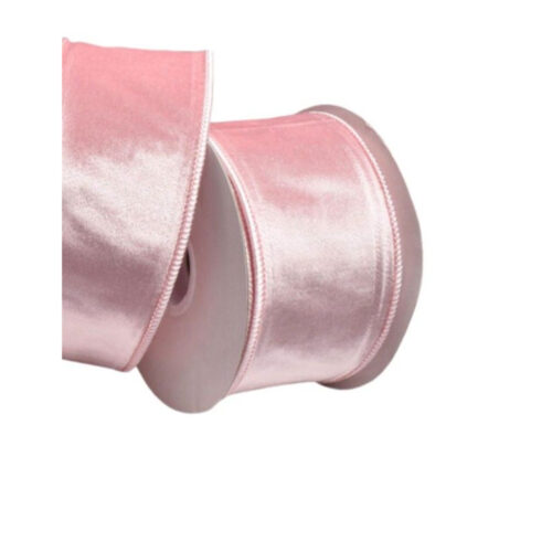 Velour Ribbon Pale Pink