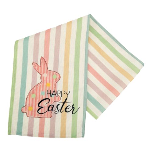 Easter Table Runner, Pastel Stripe