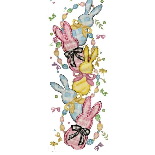 Easter Table Runner, Bright Bunny