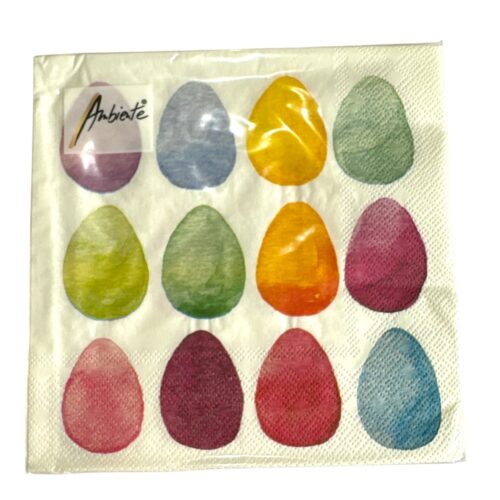 Luncheon Napkin Pk 20, Easter, Easter Eggs