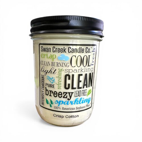 Swan Creek Pantry Jar Candle, Crisp Cotton