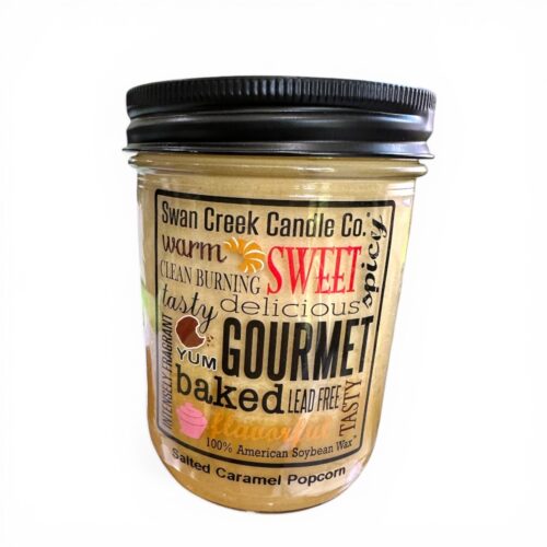 Swan Creek Pantry Jar Candle, Salted Caramel Popcorn
