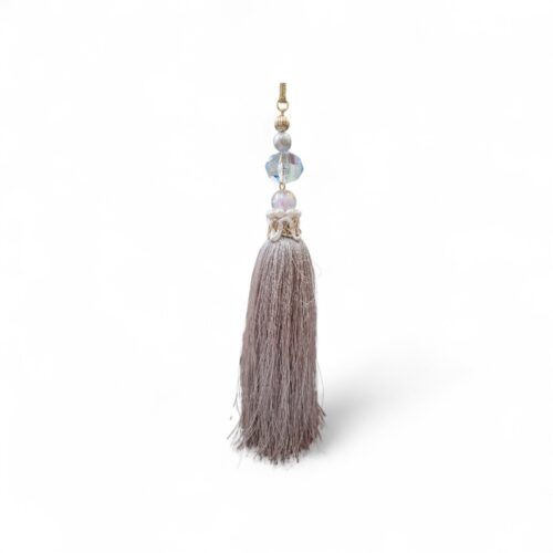 Tassel with Pearl Hanging Ornament Silver