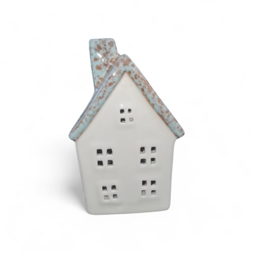 LED House Blue Roof Medium