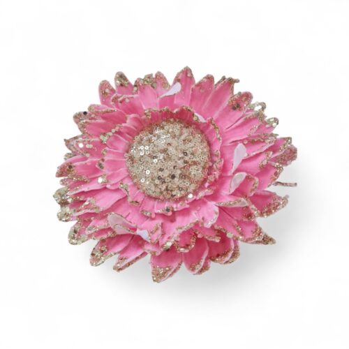 Sunflower Clip On - Pink