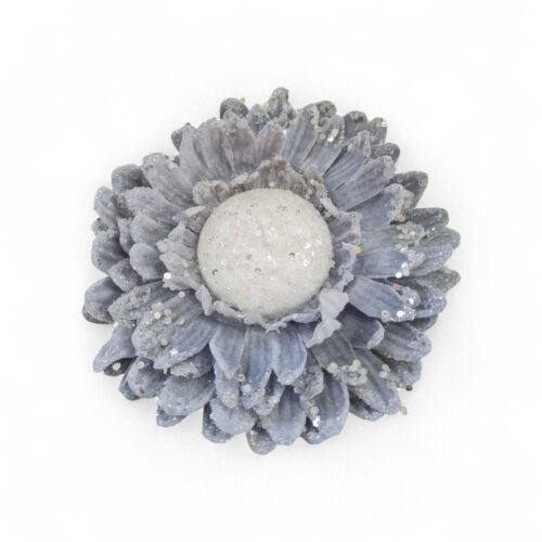 Sunflower Clip On - Silver