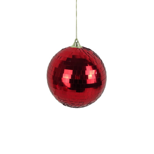 Bauble Disco Ball Red
