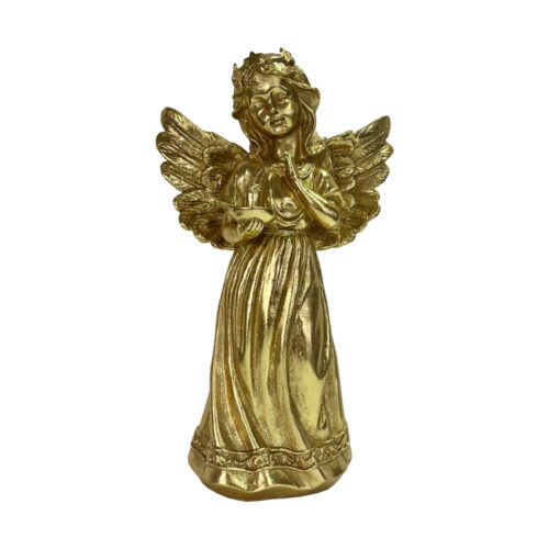 Angel with Candle Gold