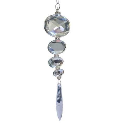 Oval Drop Jewels Silver