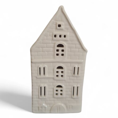 LED Tea Light House with Attic White