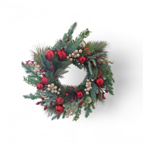 Wreath Red/Gold Bauble