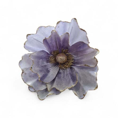 Magnolia Clip On - Lilac with Champagne Centre