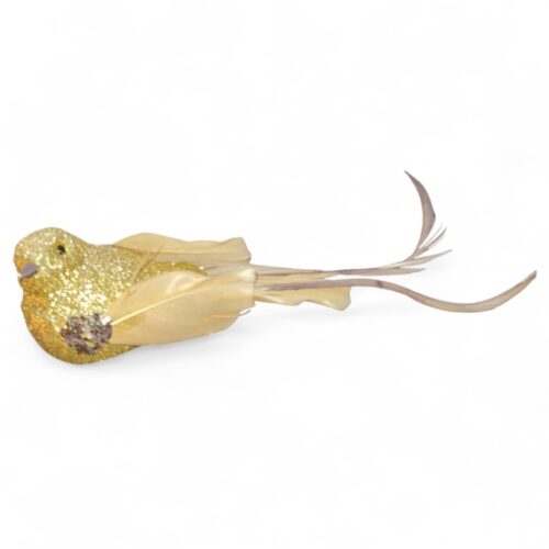 Bird Clip On - Whip Tail Gold