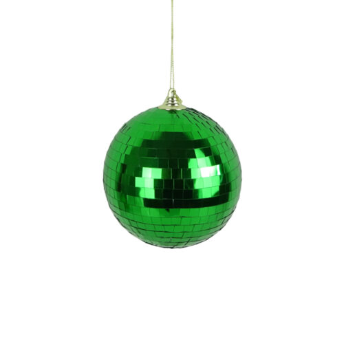 Bauble Disco Ball Green 12cm