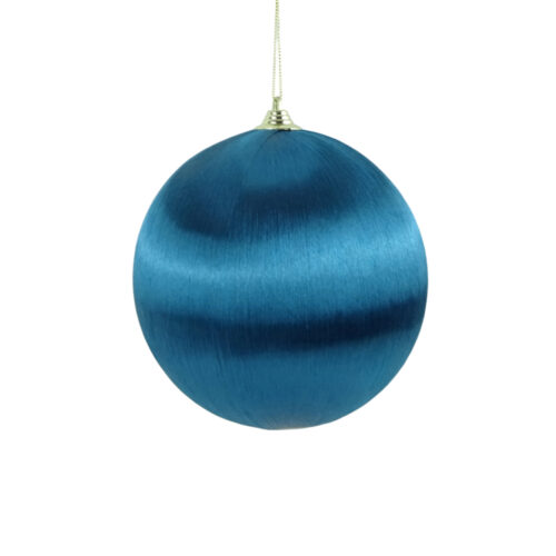 Bauble Satin Wrap Peacock 15cm