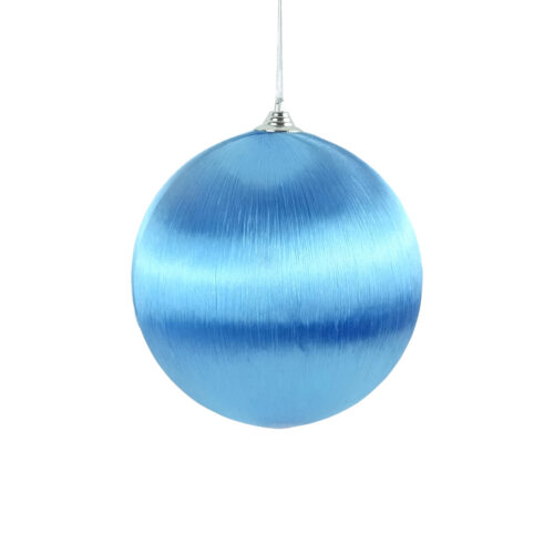 Bauble Satin Wrap Sky Blue 15cm