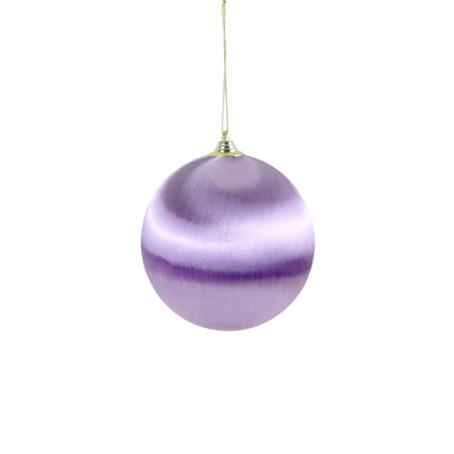 Bauble Satin Wrap Lilac 12cm