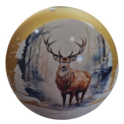 Bauble Champagne with Deer