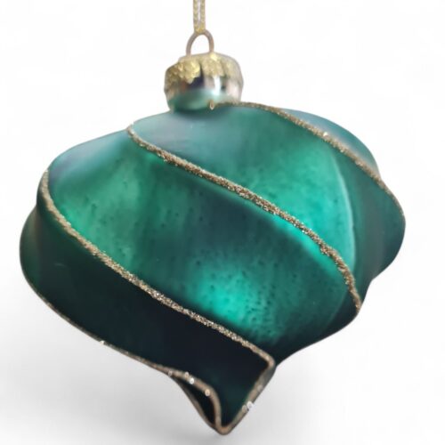 Bauble Teal with Gold Twist Sultan