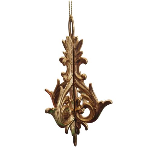 Chandlier Hanging Ornament Gold