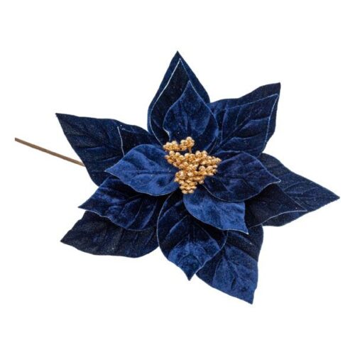Poinsettia Pick Midnight Blue