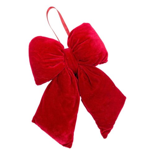 Velvet Bow Red