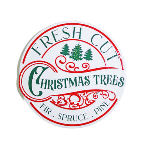 Metal Sign - Fresh Cut Trees