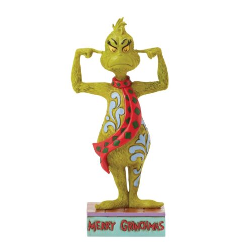 Grinch by Jim Shore - Grinch Plugging His Ears