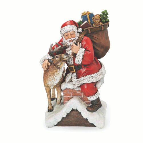 Joseph's Studio, Santa with Roof Top Deer