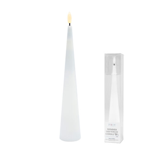 Shimmer LED Touch Candle Large