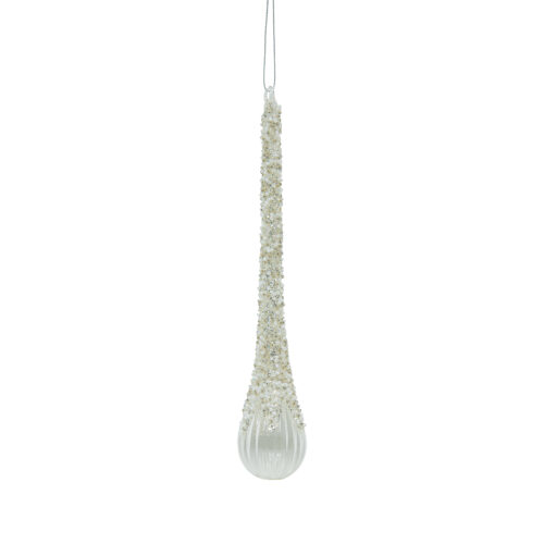White Icicle Decoration