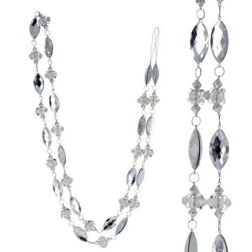Garland Bead Silver/Clear