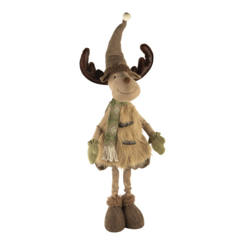 Standing Boy Moose with Telescopic Legs