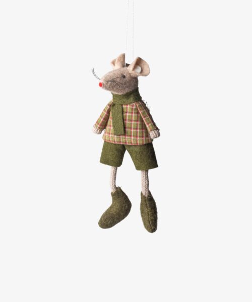 Green Billy Mouse, Hanging