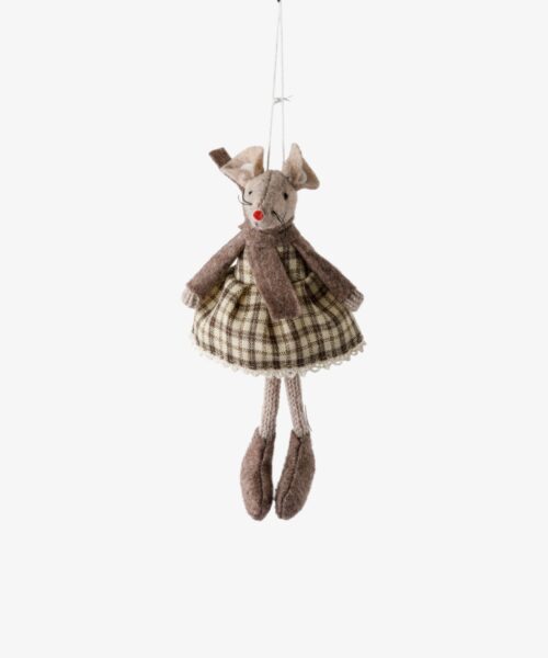 Brown Hilary Mouse, Hanging