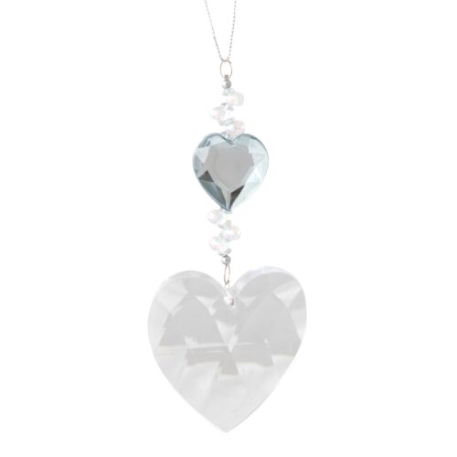 Heart Drop Hanging Ornament Mint