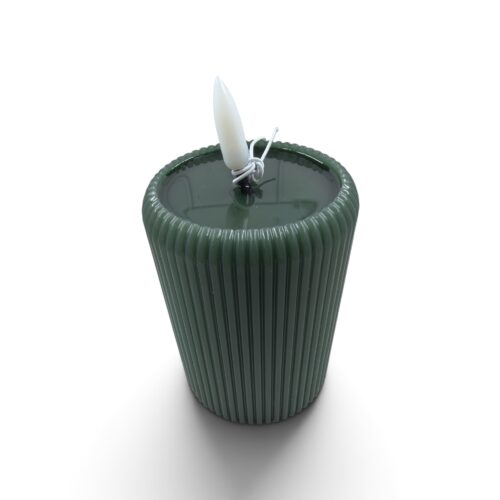 Pillar LED Flameless Candle, H7cm, 2 Ast
